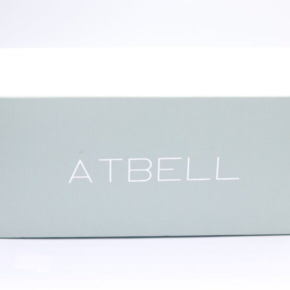 ATBELL Blue Jelly Sandals for Women Clear Woven Flats Beach Slip-on Ballerina - Picture 4 of 4